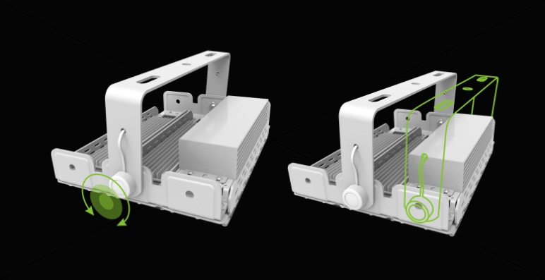 LED Bracket Mount Flood Light Fixture